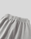 Close-up of the back waistband on the Heritage Washed Pants in Medium Gray