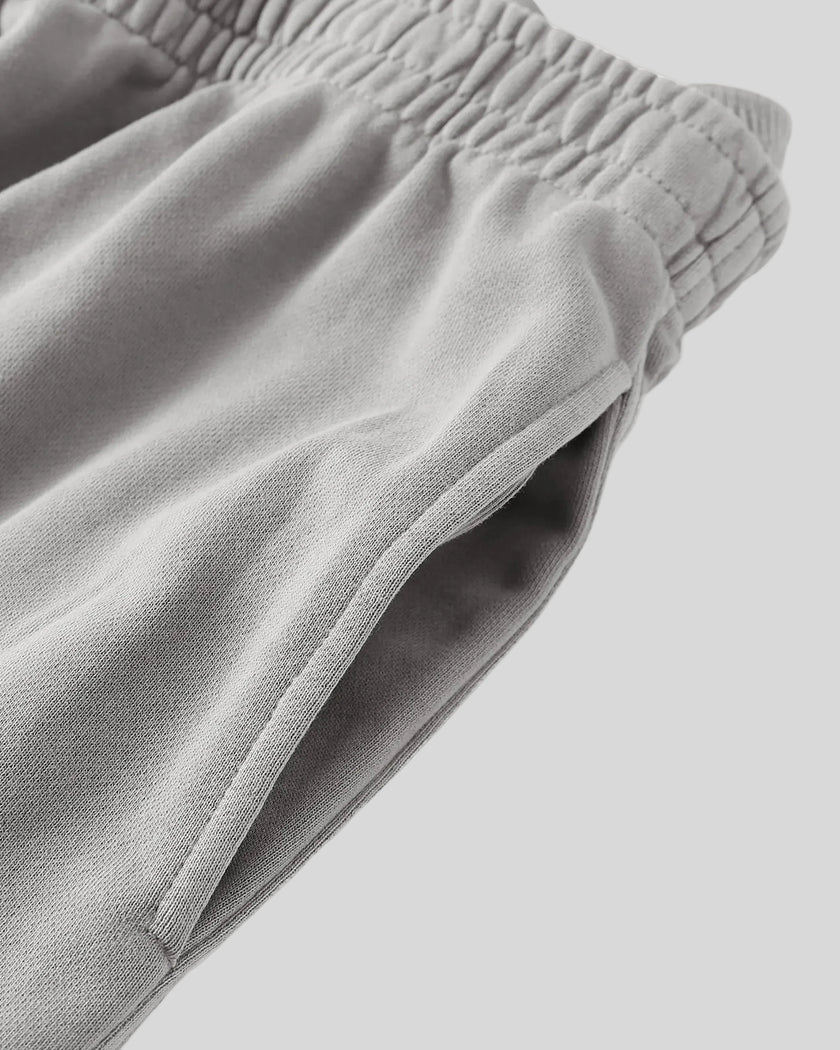 Close-up of the functional side pocket on the Heritage Washed Pants in Medium Gray