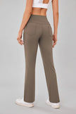 Back view of Athlesi MotionEase Everyday active pant in camel