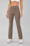 Athlesi MotionEase Everyday active pant in camel, front view