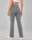 Back view of Athlesi MotionEase Everyday active pant in gray