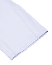 Close-up of the above-the-knee leg hem on the MotionFlow Yoga Romper in Purple
