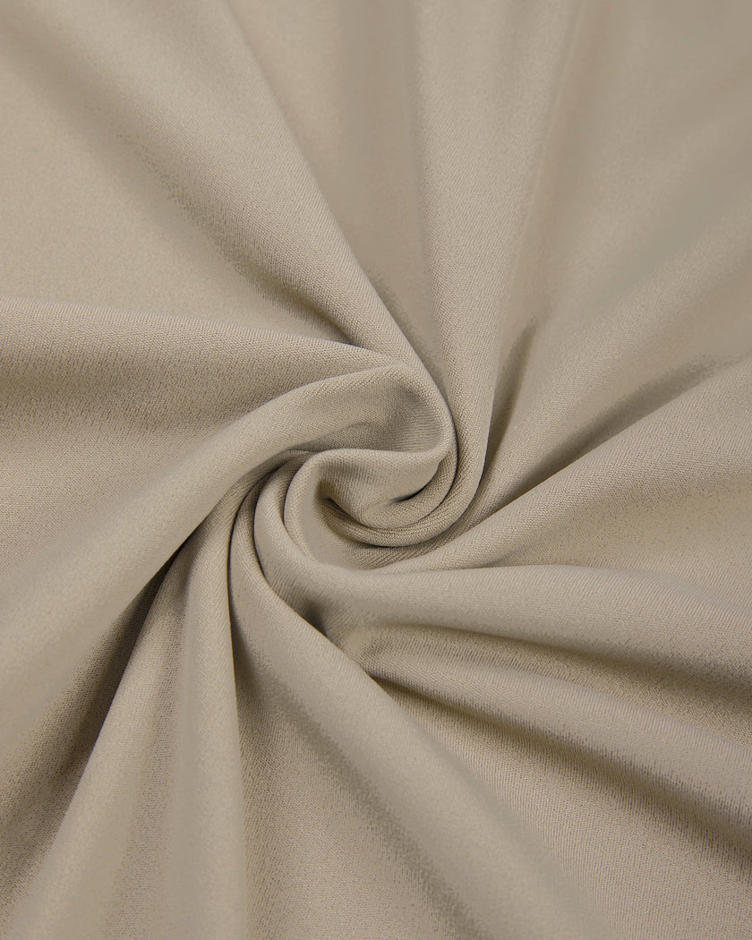 Detailed view of the soft stretch fabric and smooth finish of the Athlesi MotionForm Long Sleeve Bodysuit in Khaki