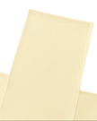 Closeup of oversized draped cowl neckline on Muse Cowl Tunic in apricot