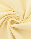 Detailed view of cotton stretch knit and construction on Muse Cowl Tunic