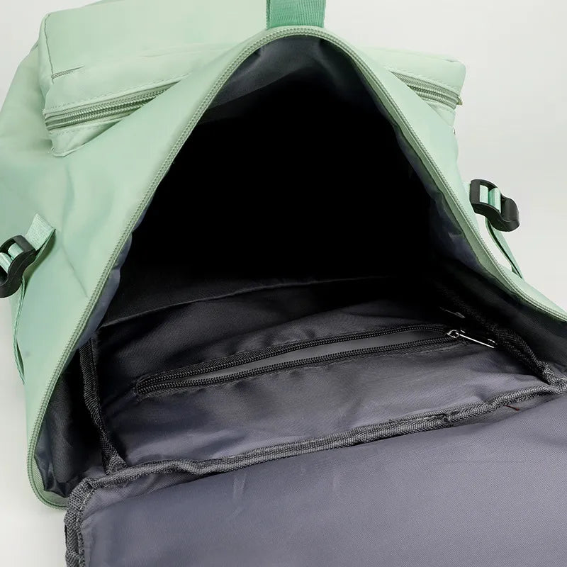 Interior view of ShiftForm Carry Pack showing spacious storage capacity
