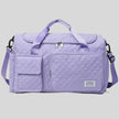 SoftForm Carry Bag in lavender with quilted texture and structured design