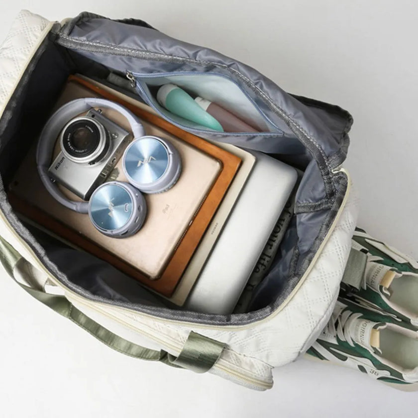 Interior of SoftForm Carry Bag showing spacious storage capacity