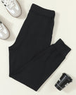 Back flat lay of Athlesi StreetFlow Drawstring Jogger Pant in black