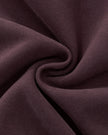 Detailed view of midweight cotton-blend fabric texture on StudioEase Cropped Zip Hoodie