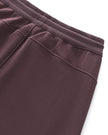 Closeup of back elasticized waistband and seam detailing on StudioEase Straight-Leg Sweatpants