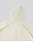 Back hood detail of TrackLine Club Hoodie in Mild Apricot