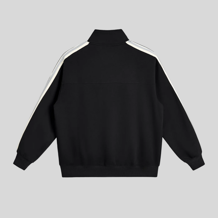 TrackLine Club Jacket in Black back view