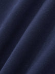 Cotton blend fabric detail of TrackLine Club Jacket in Royal Blue