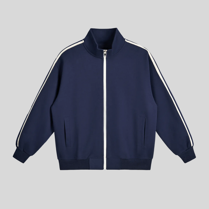 TrackLine Club Jacket in Royal Blue front view