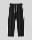 TrackLine Club Pants in Black front view