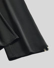 Leg hem detail of TrackLine Club Pants in Black