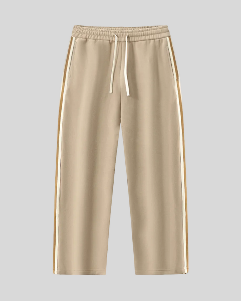 TrackLine Club Pants in Khaki front view
