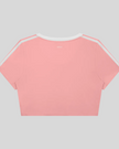 TrackLine Club Tee in Pink back view