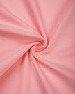 Stretch cotton fabric detail of TrackLine Club Tee in Pink