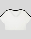 TrackLine Club Tee in White back view