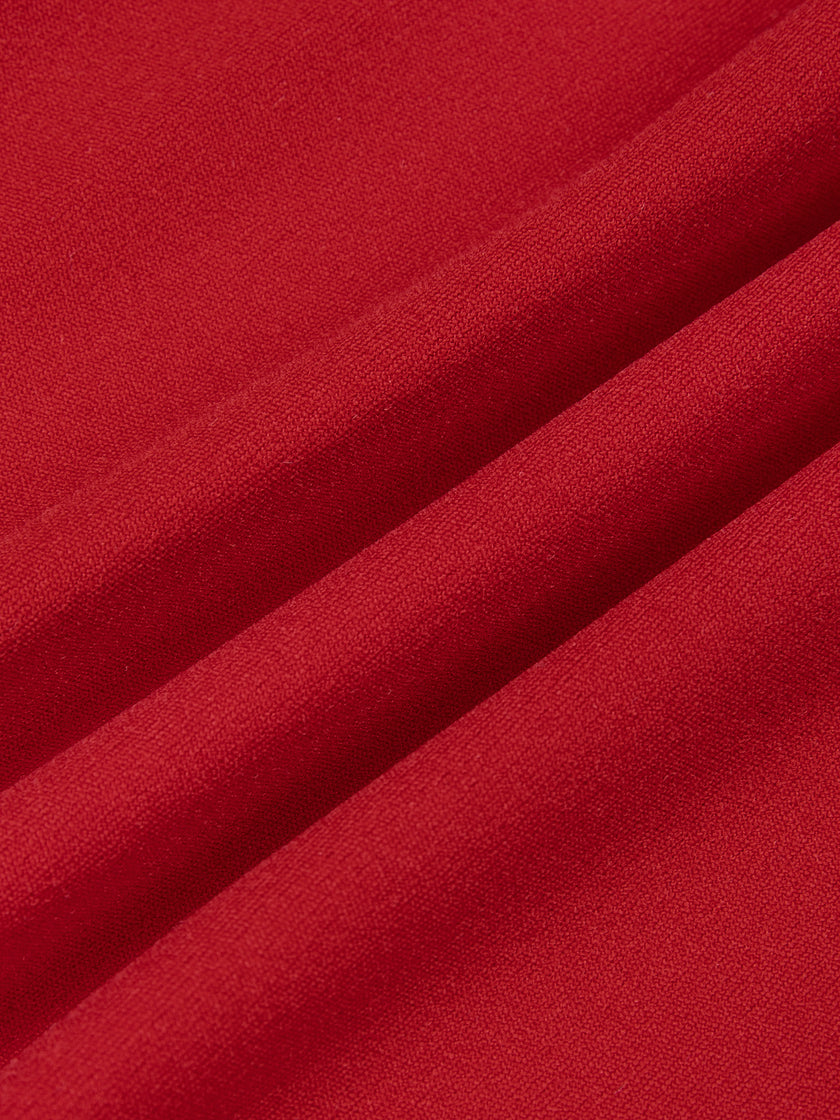 Closeup view of the lightweight stretch performance fabric used in the TrackLine Color Block Performance Shorts
