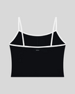TrackLine Color Block Tank in black and white back view