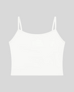 TrackLine Color Block Tank in white and light gray front view