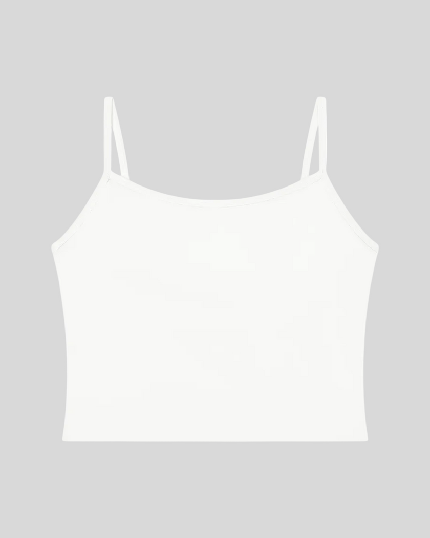 TrackLine Color Block Tank in white and light gray front view