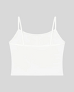 TrackLine Color Block Tank in navy blue and white back view