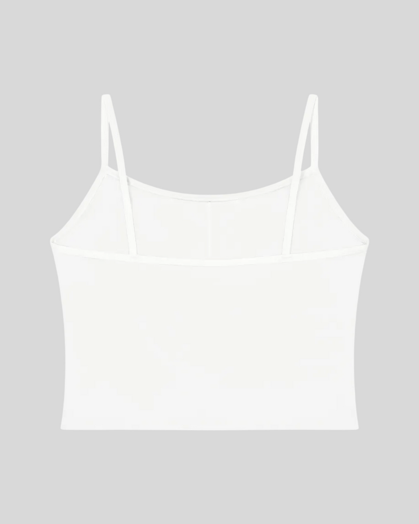 TrackLine Color Block Tank in navy blue and white back view
