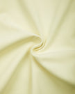 Detailed fabric texture view of the TrackLine Contour Yoga Leggings in Light Yellow (White)