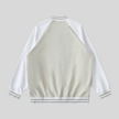 TrackLine Heritage Jacket in Beige Camel with White back view