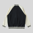 TrackLine Heritage Jacket in Black with Apricot back view