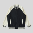 TrackLine Heritage Jacket in Black with Apricot front view