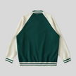 TrackLine Heritage Jacket in Green with Apricot back view