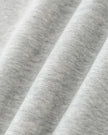 Close-up of the knit fabric texture on the red Athlesi TrackLine Heritage Sweatshirt
