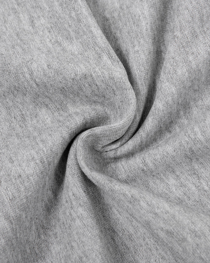 Soft stretch fabric detail of TrackLine Lounge Halter Tank in flower gray