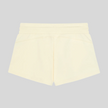 Back flatlay view of TrackLine Lounge Shorts in apricot