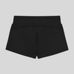 Back flatlay view of TrackLine Lounge Shorts in black