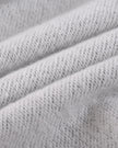 Soft fleece-inspired fabric texture of TrackLine Lounge Shorts in flower gray