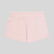 Back flatlay view of TrackLine Lounge Shorts in pink