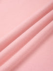 Soft cotton-blend fabric closeup of TrackLine Lounge Sweatpants in pink