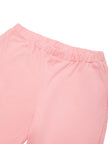 Back waistband closeup of TrackLine Lounge Sweatpants in pink