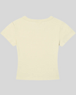 Back view of TrackLine Lounge Tee in apricot