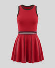 TrackLine Rally Dress in Red 3D front view