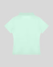 Athlesi TrackLine Rally Polo Shirt in mint green, back view