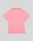 Athlesi TrackLine Rally Polo Shirt in pink, back view
