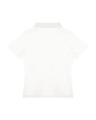 Athlesi TrackLine Rally Polo Shirt in white, back view