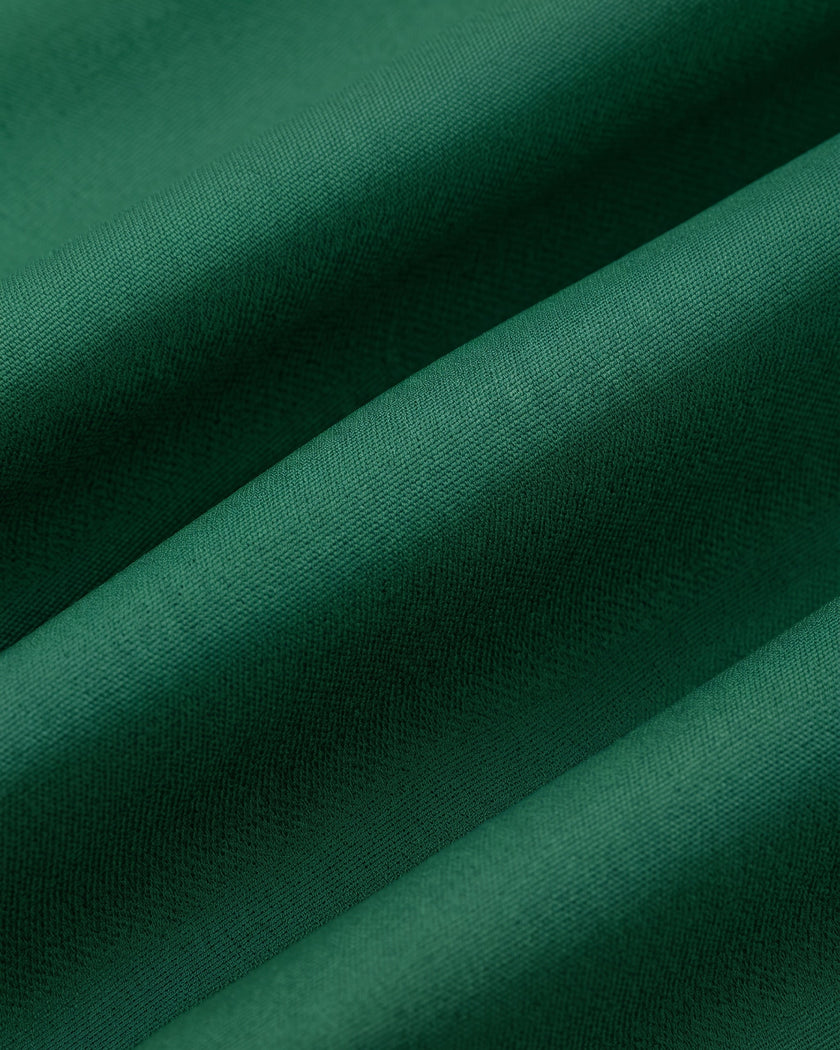 Lightweight performance fabric closeup of TrackLine Rally Skirt in blackish green